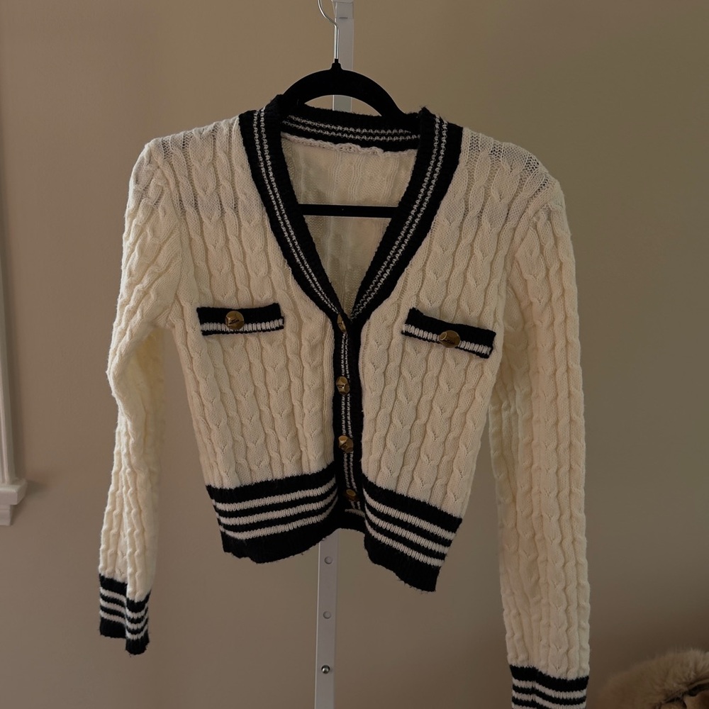 Vintage academia cardigan